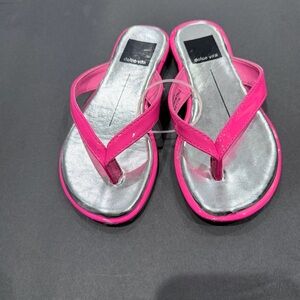Dolce Vita Fuchsia and Metallic Sandals